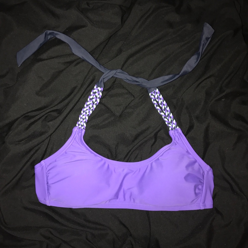 Purple bikini top